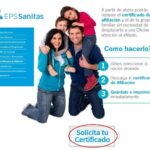 Obtención del certificado EPS Sanitas